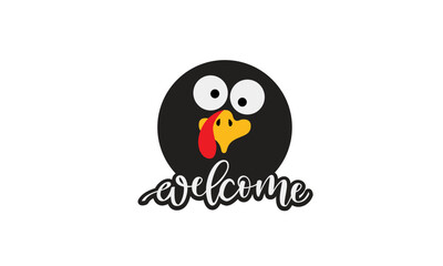 Turkey Door Hanger Vector