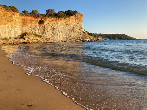Gerakas beach on greek island Zakynthos