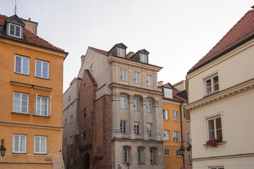 Obraz premium Warsaw old town street