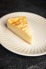 sweet pie patisserie custard bakery products fresh dish healthy meal food snack diet on the table copy space food background rustic top view