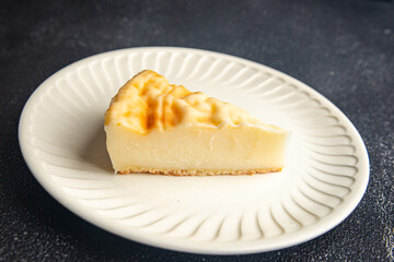 sweet pie patisserie custard bakery products fresh dish healthy meal food snack diet on the table copy space food background rustic top view