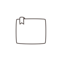 Bullet journal doodle set. hand drawn planner notebook elements