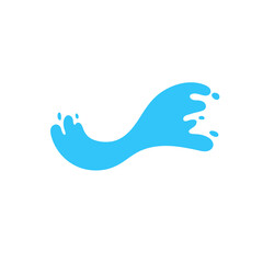 splashing water drop vector For decorating Songkran festival posters.