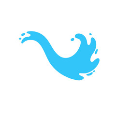 splashing water drop vector For decorating Songkran festival posters.