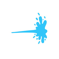 splashing water drop vector For decorating Songkran festival posters.