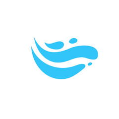 splashing water drop vector For decorating Songkran festival posters.