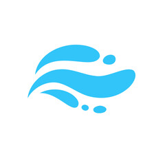 splashing water drop vector For decorating Songkran festival posters.