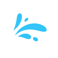 Obraz premium splashing water drop vector For decorating Songkran festival posters.