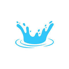 Obraz premium Vector water droplets splash. Concept of reducing water use on World Water Day