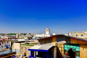 Über den Dächern der Hauptstadt Tunis Tunesien 