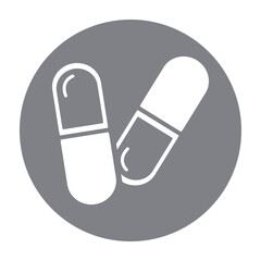 Antibiotic, drugs, pill, preparation icon