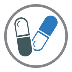 Antibiotic, drugs, pill, preparation icon