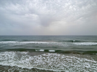 Terracina vista dai gabbiani con le sue spiagge