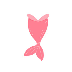 Underwater mermaid tail silhouette cute party decorations for girls