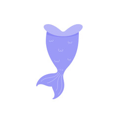 Underwater mermaid tail silhouette cute party decorations for girls