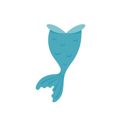 Underwater mermaid tail silhouette cute party decorations for girls