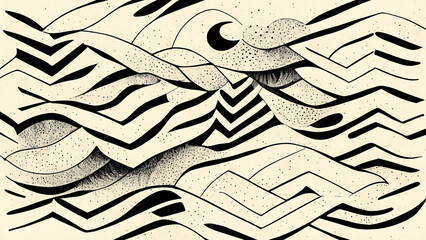 Hand-drawn Patterns. an interest in abstraction a preference for hand-drawn.