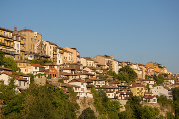 Fototapeta na wymiar View of the old town of Veliko Tarnovo, Bulgaria