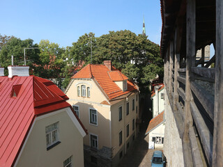 Obraz premium Panoramic view of Tallinn Old Town