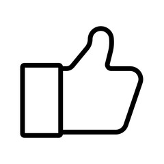 Like icon. hand like sign. vector illustration