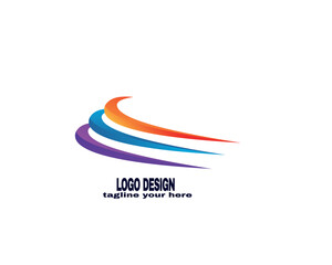 simple and modern design concept . logo for company vector file eps 10 . logo with simple and gradient color template