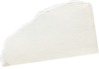 Scrap of white textured watercolor paper