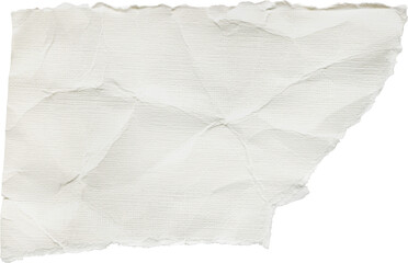 Scrap of white textured watercolor paper