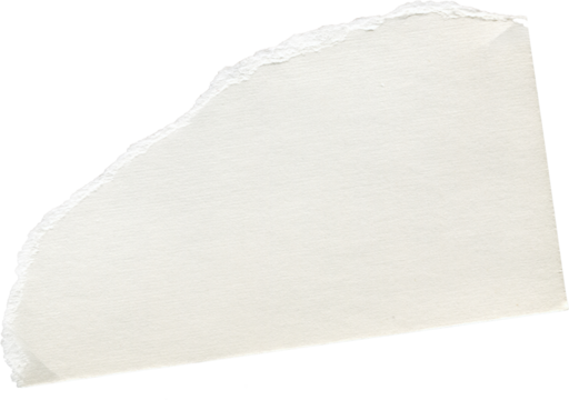 Scrap of white textured watercolor paper