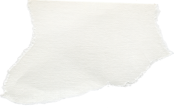 Scrap of white textured watercolor paper