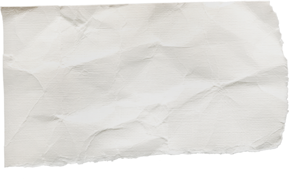 Scrap of white textured watercolor paper