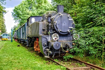 Old steam locomotive