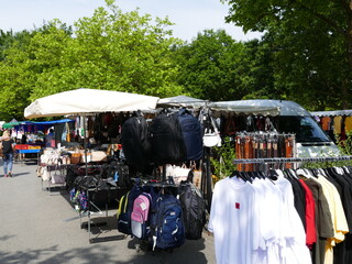 A large flea market takes place several times a year in the parking lots of the University of...