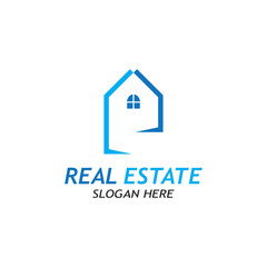 Fototapeta premium real estate vector logo
