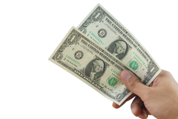 dollar isolated on a white background	