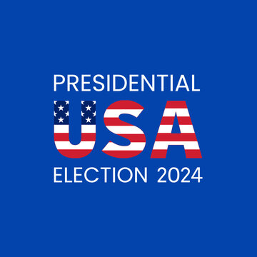 United States of America Presidential Election 2024. Vector illustration