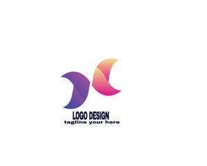 simple and modern design concept . logo for company vector file eps 10 . logo with simple and gradient color template