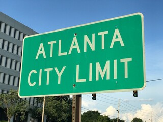 Atlanta Georgia Public Welcome Sign