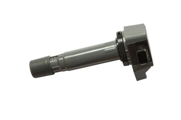 Image of ignition coil, spare part isolated on white background
