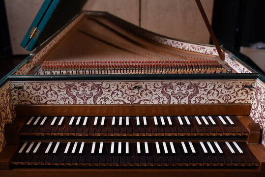 Harpsichord aka Cembalo Keyboard Musical Instrument