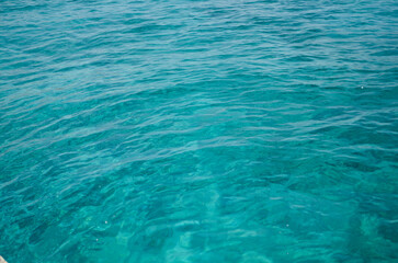 Fototapeta na wymiar Aquamarine blue water background