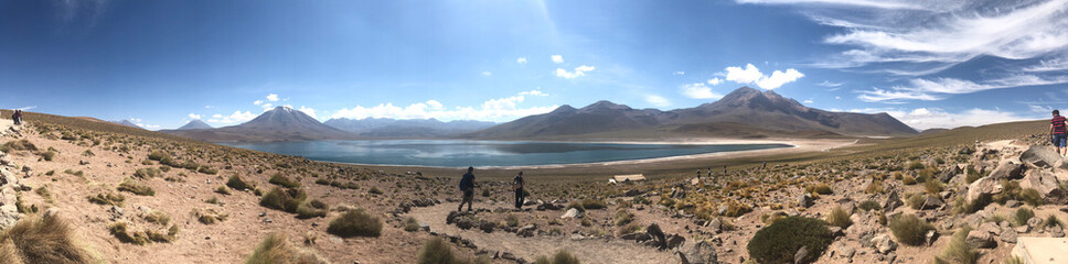 panorama of the mountains, Andes