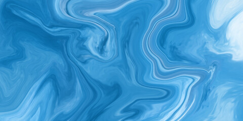 Obraz premium Luxurious Ocean Blue Liquid Ink Marble Texture. Acrylic Mixed Turquoise Blue Watercolor Liquid Marble Background Vector. Pastel marbled alcohol ink drawing effect. 