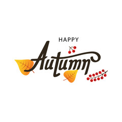 Autumn background with leaf for shopping sale