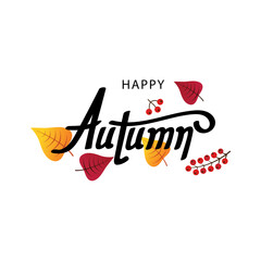 Autumn background with leaf for shopping sale