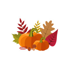 Autumn background with leaf for shopping sale