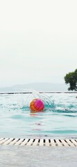 ball in the pool