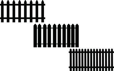 Fence Eps Vector,  Silhouette, Logo, Fence  Eps Vector Cut Files for Cricut Design, Fence  Digital Commercial Clipart 