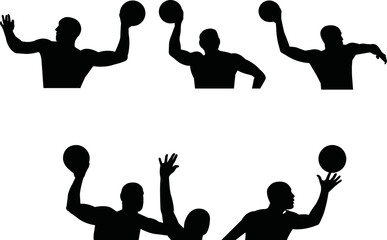 Water polo vector eps,  Silhouette, Logo, Water polo vector eps Cut Files for Cricut Design, Water polo  Digital Commercial Clipart - PNG, EPS