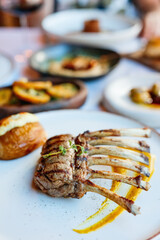 Grilled rump of lamb