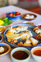 Turkish breakfast spread